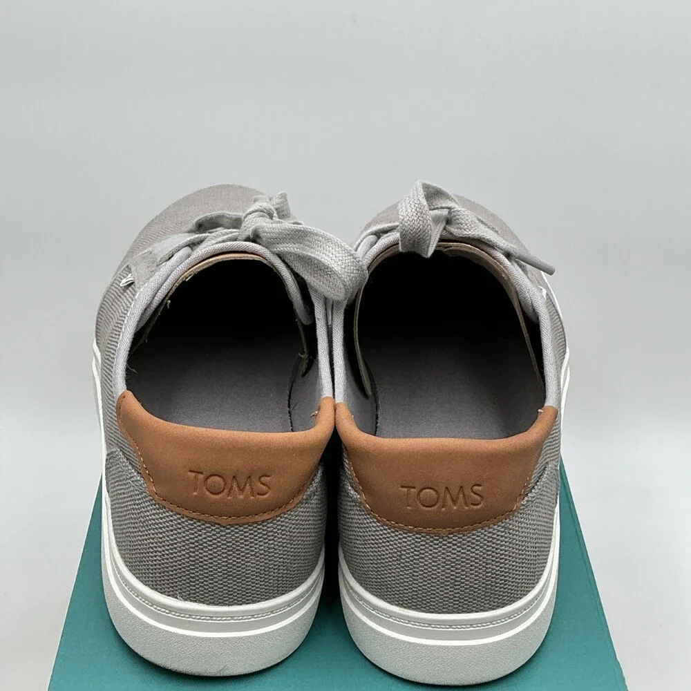 Toms Carlo 2.0 Sneakers Men's 10.5 Drizzle Gray Canvas Lifestyle Shoes Ebay4569
